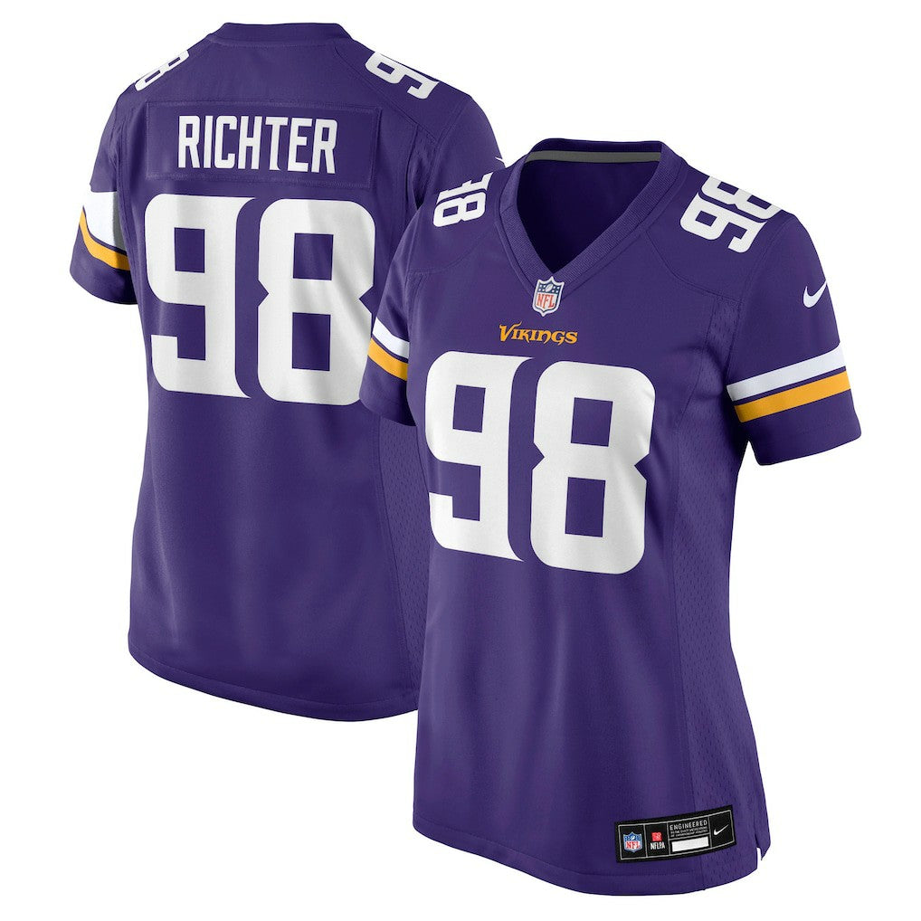 Bo Richter Minnesota Vikings Women's Team Game Jersey - Purple Jerseys