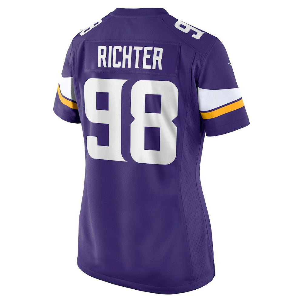 Bo Richter Minnesota Vikings Women's Team Game Jersey - Purple Jerseys