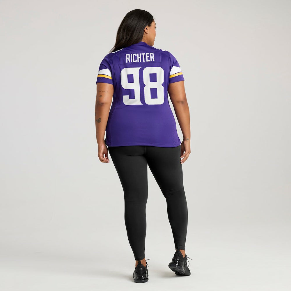 Bo Richter Minnesota Vikings Women's Team Game Jersey - Purple Jerseys