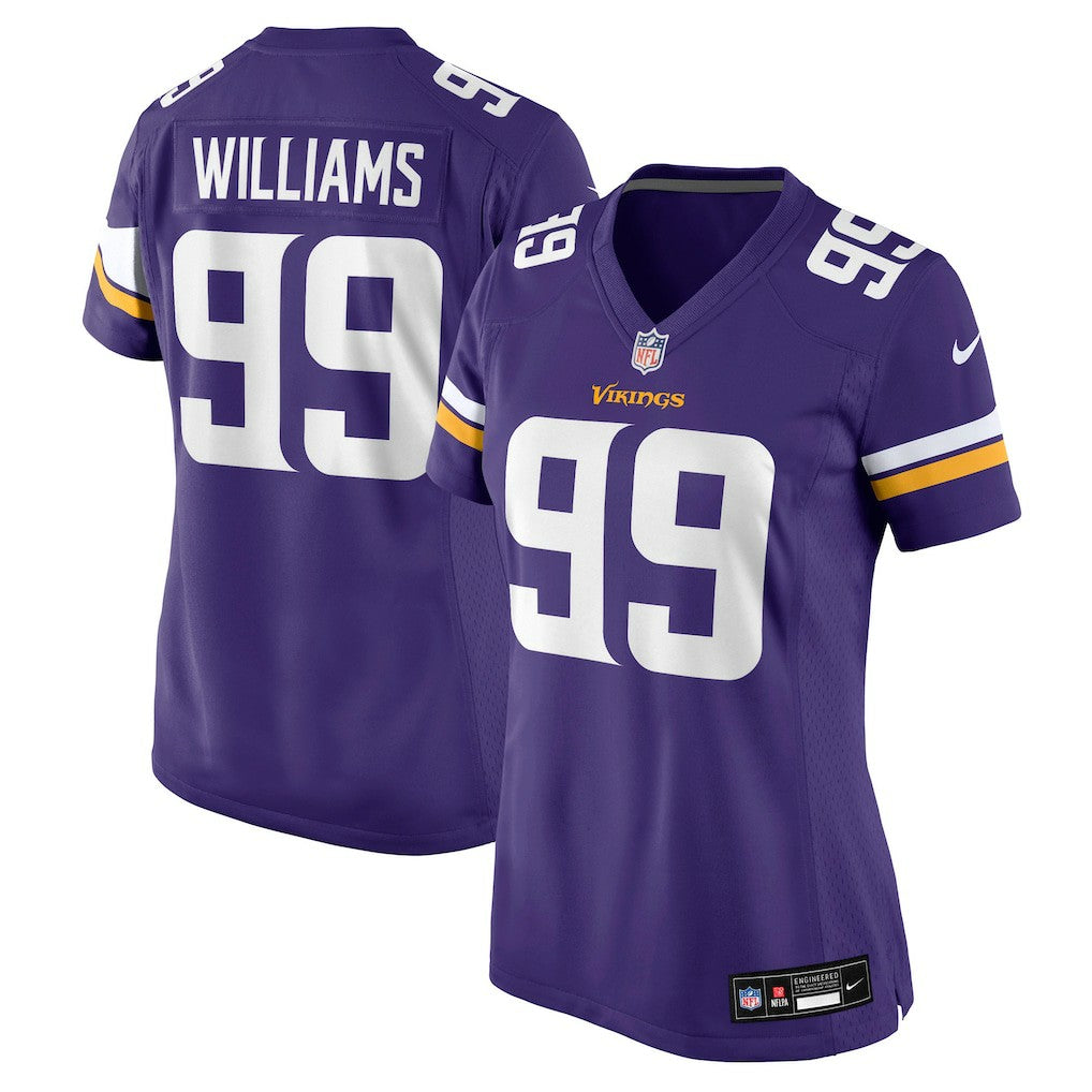 Elijah Williams Minnesota Vikings Women's Team Game Jersey - Purple Jerseys