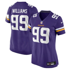 Elijah Williams Minnesota Vikings Women's Team Game Jersey - Purple Jerseys