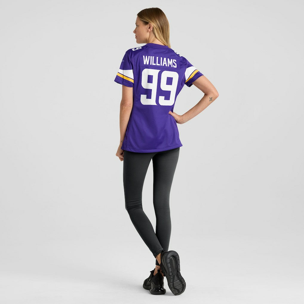 Elijah Williams Minnesota Vikings Women's Team Game Jersey - Purple Jerseys