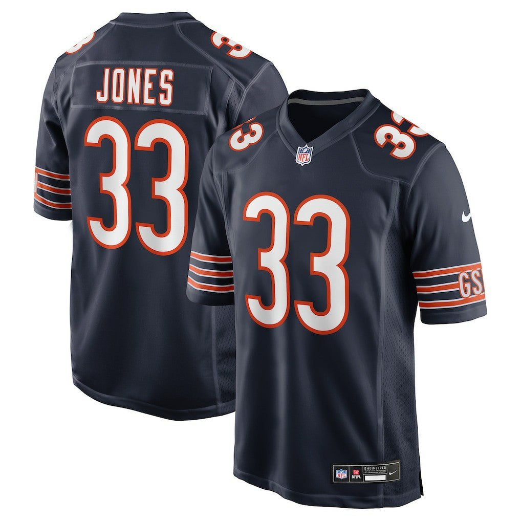 Jaylon Jones Chicago Bears Team Game Jersey - Navy Jerseys