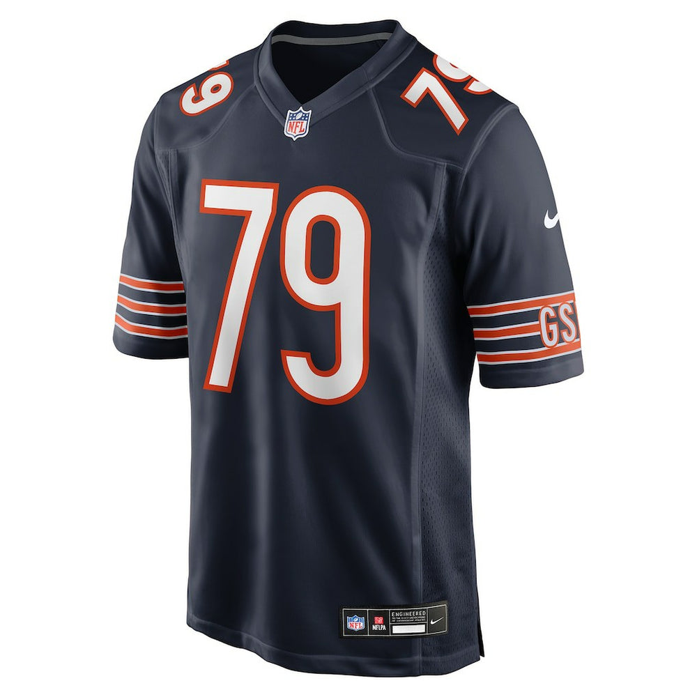 Theo Benedet Chicago Bears Team Game Jersey - Navy Jerseys