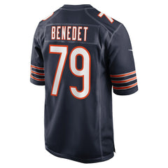 Theo Benedet Chicago Bears Team Game Jersey - Navy Jerseys