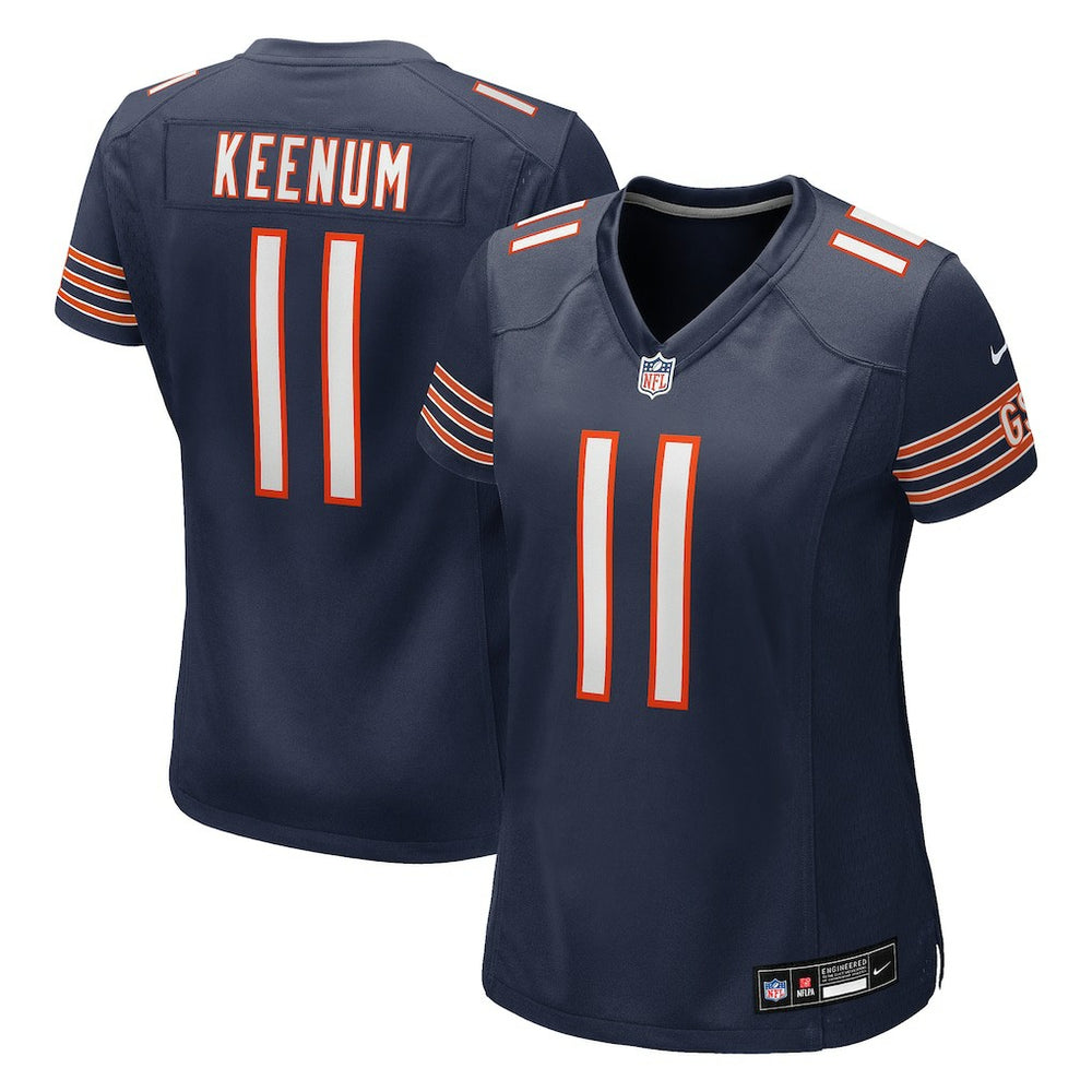 Case Keenum Chicago Bears Women's Team Game Jersey - Navy Jerseys