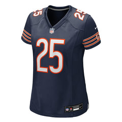 Kyle Monangai Chicago Bears Women's Team Game Jersey - Navy Jerseys