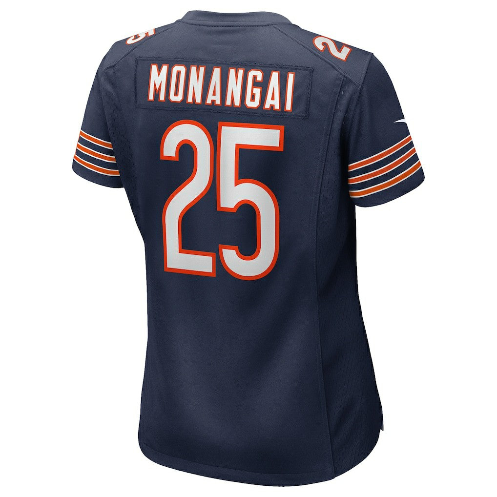 Kyle Monangai Chicago Bears Women's Team Game Jersey - Navy Jerseys