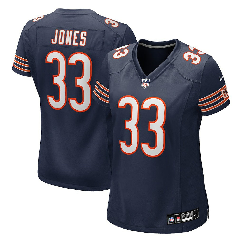 Jaylon Jones Chicago Bears Women's Team Game Jersey - Navy Jerseys