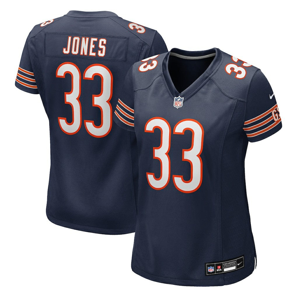Jaylon Jones Chicago Bears Women's Team Game Jersey - Navy Jerseys