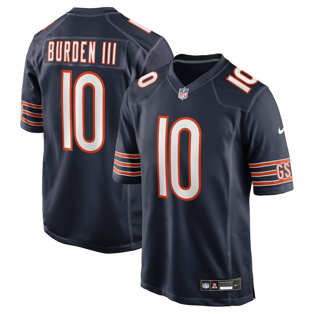 Luther Burden III Chicago Bears Team Game Jersey - Navy Jerseys
