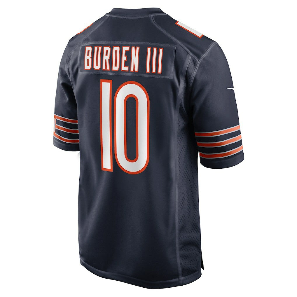 Luther Burden III Chicago Bears Team Game Jersey - Navy Jerseys