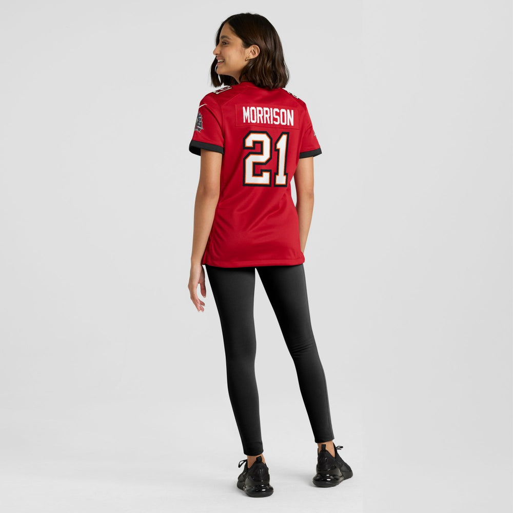 Benjamin Morrison Tampa Bay Buccaneers Women's Team Game Jersey - Red Jerseys