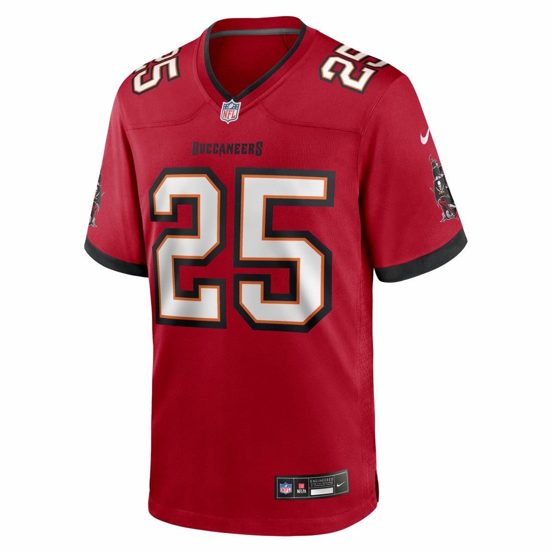 Jacob Parrish Tampa Bay Buccaneers Team Game Jersey - Red Jerseys