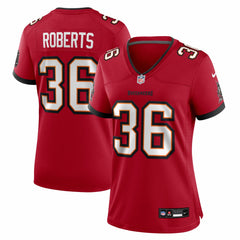 JJ Roberts Tampa Bay Buccaneers Women's Team Game Jersey - Red Jerseys
