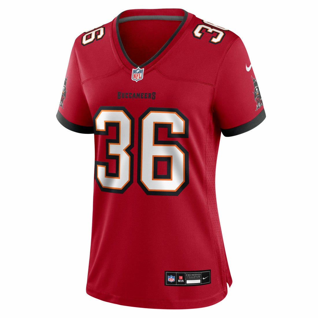 JJ Roberts Tampa Bay Buccaneers Women's Team Game Jersey - Red Jerseys