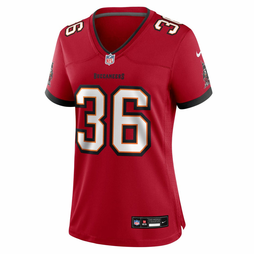 JJ Roberts Tampa Bay Buccaneers Women's Team Game Jersey - Red Jerseys