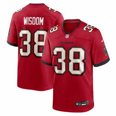 Rashad Wisdom Tampa Bay Buccaneers Team Game Jersey - Red Jerseys