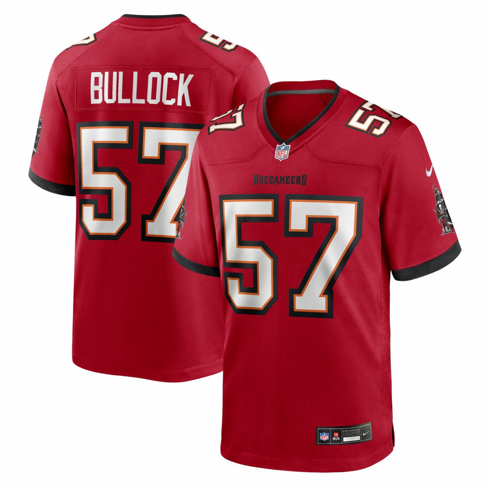 John Bullock Tampa Bay Buccaneers Team Game Jersey - Red Jerseys
