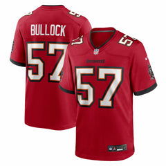 John Bullock Tampa Bay Buccaneers Team Game Jersey - Red Jerseys