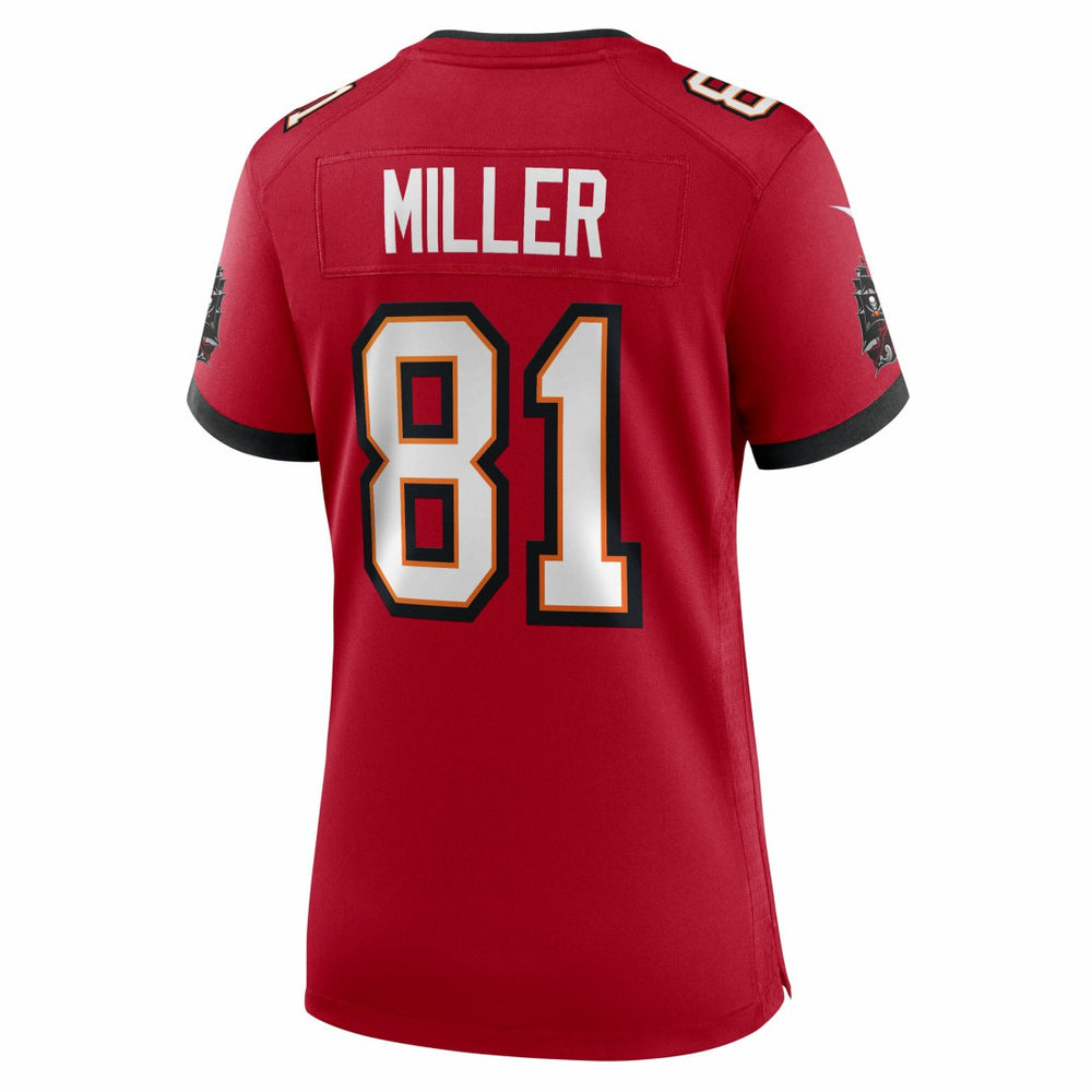 Ryan Miller Tampa Bay Buccaneers Women's Team Game Jersey - Red Jerseys