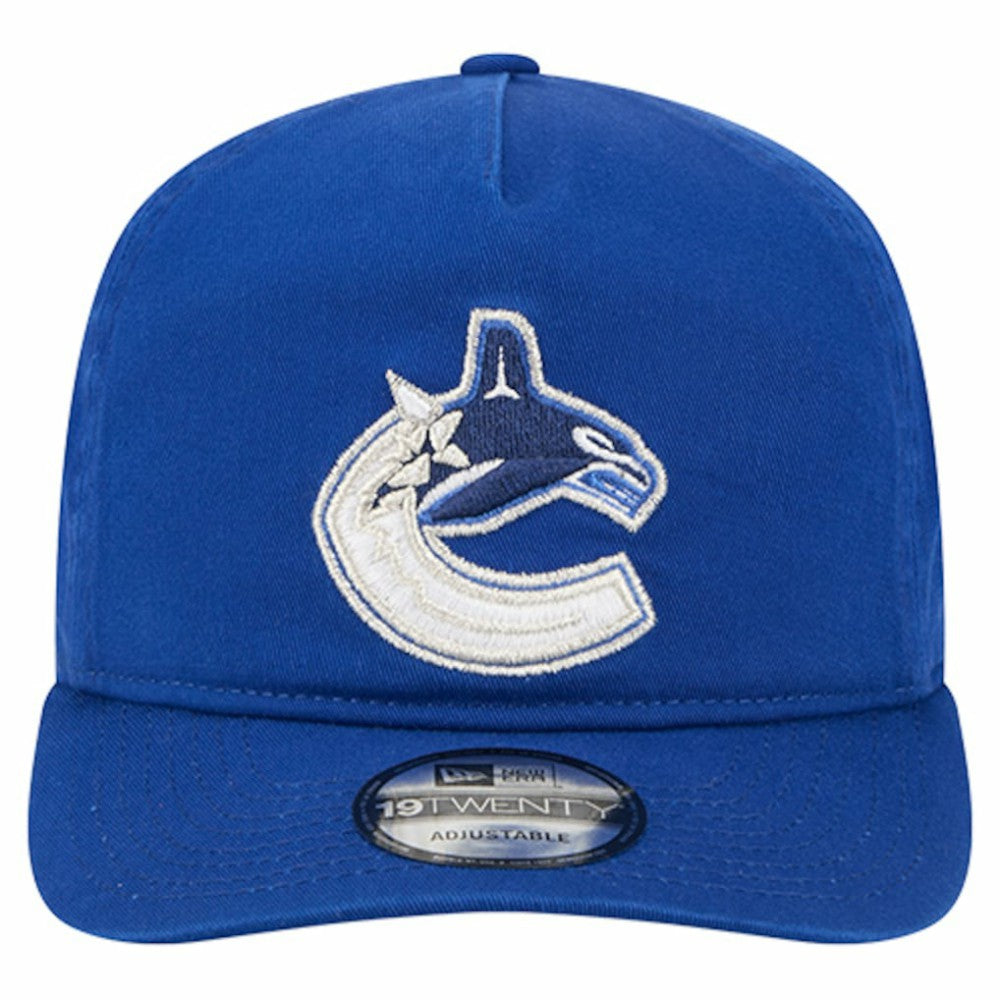 Vancouver Canucks New Era 19TWENTY Adjustable Hat - Blue | US 203446827