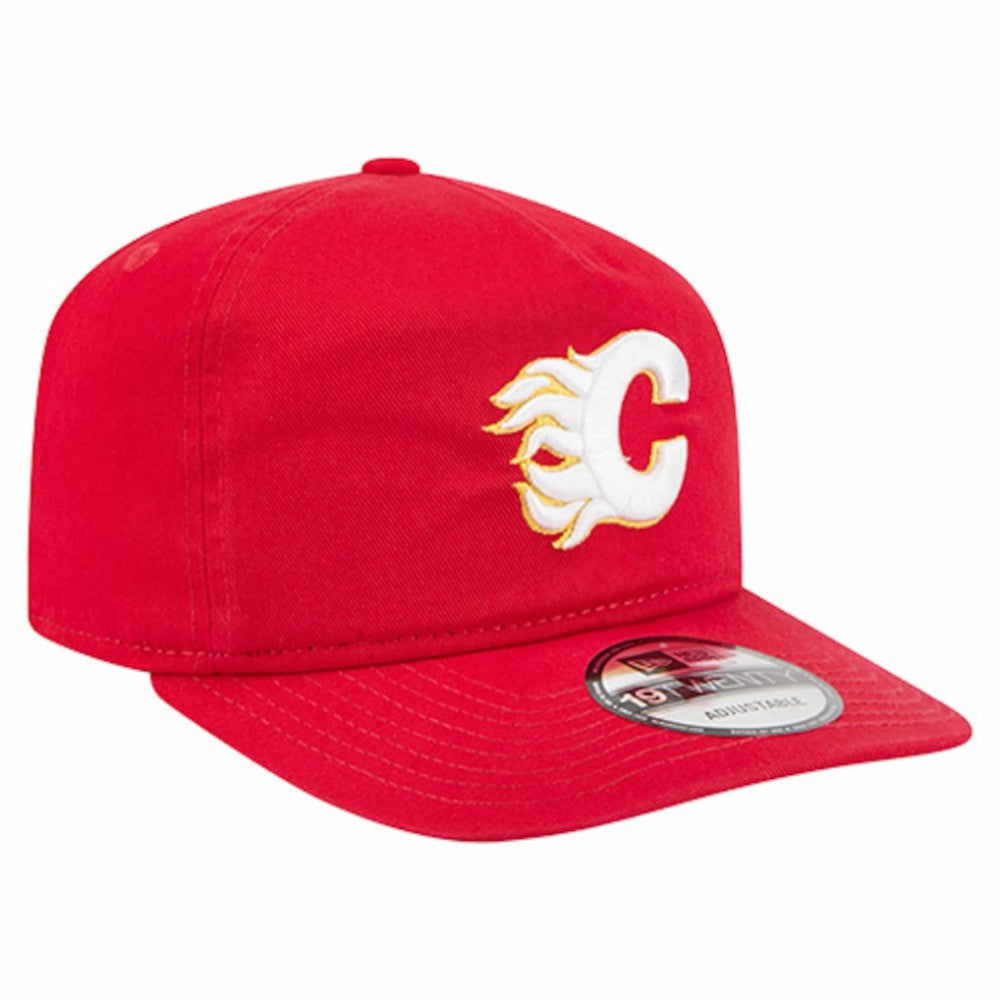 Calgary Flames New Era 19TWENTY Adjustable Hat - Red | US 203446837