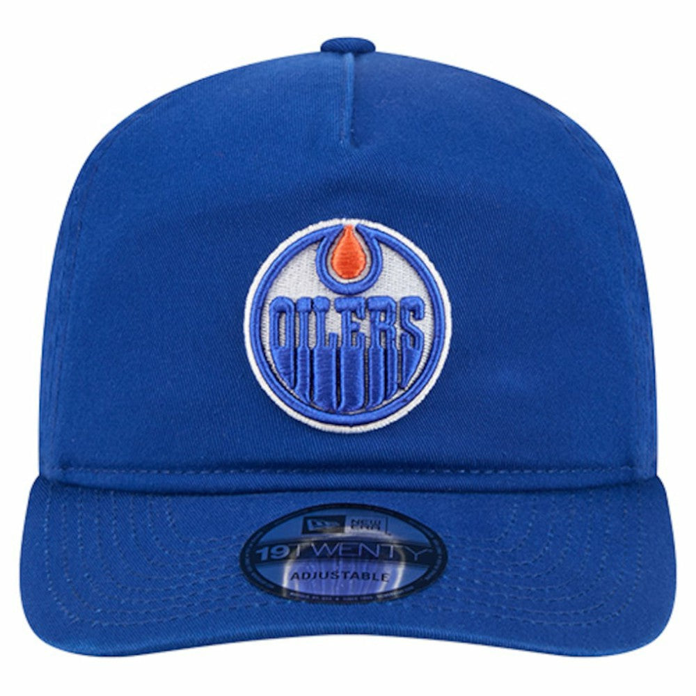 Edmonton Oilers New Era 19TWENTY Adjustable Hat - Royal | US 203446843