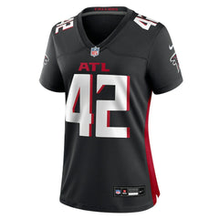 Josh Woods Atlanta Falcons Women's Team Game Jersey - Black Jerseys