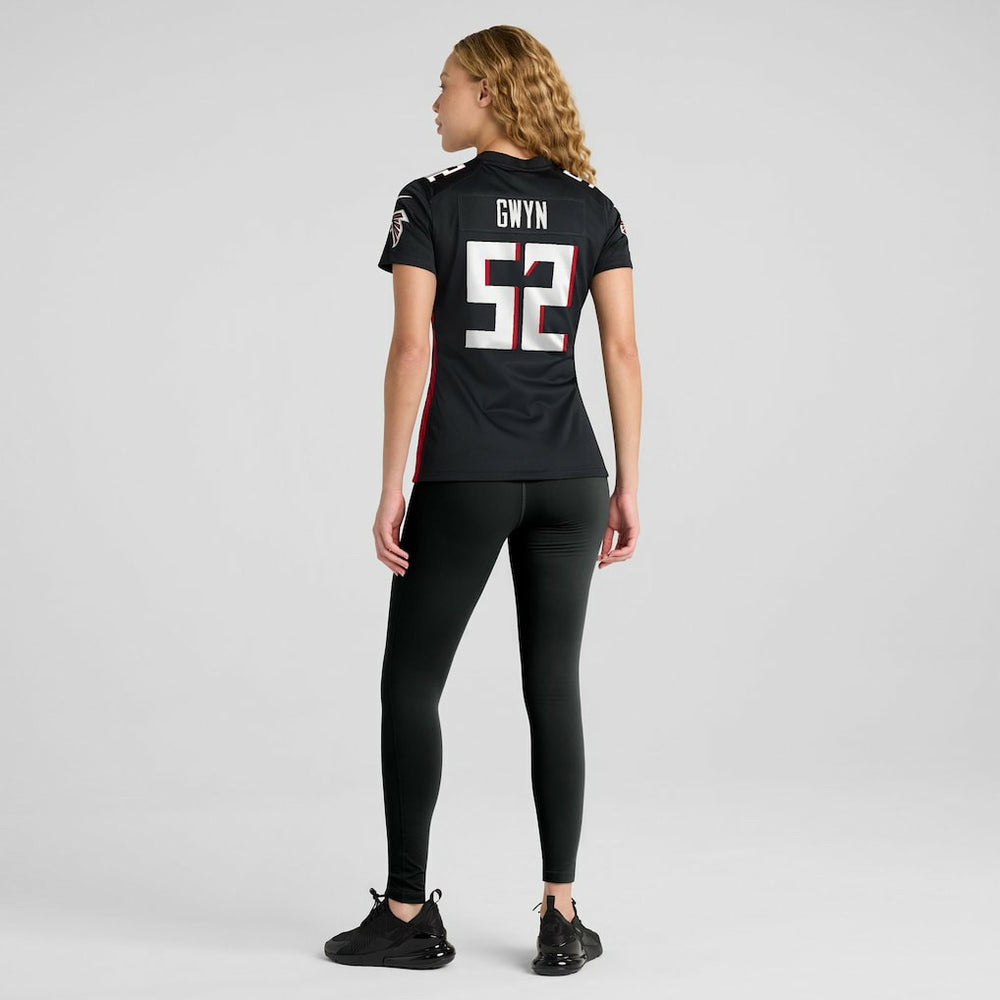 Jovaughn Gwyn Atlanta Falcons Women's Team Game Jersey - Black Jerseys