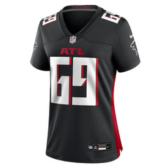 Jack Nelson Atlanta Falcons Women's Team Game Jersey - Black Jerseys