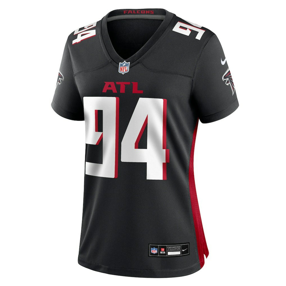 LaCale London Atlanta Falcons Women's Team Game Jersey - Black Jerseys