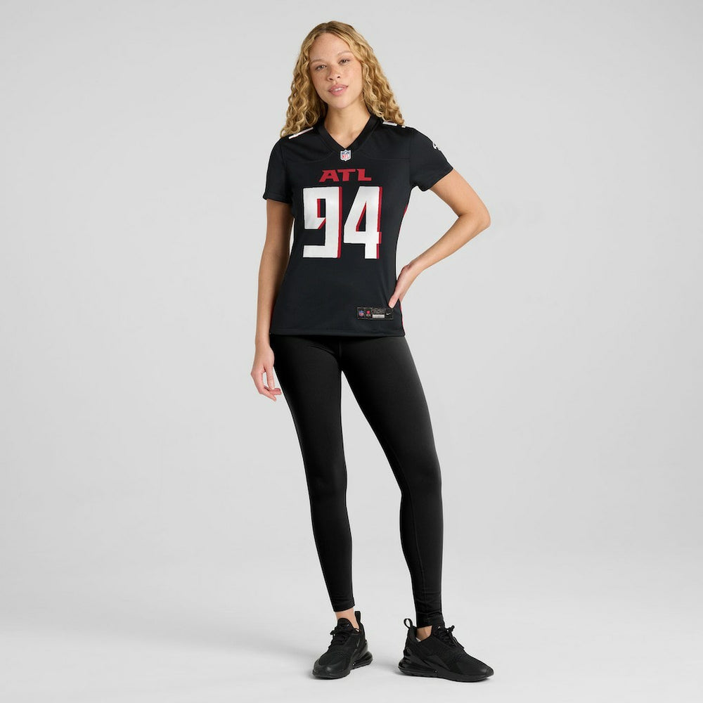 LaCale London Atlanta Falcons Women's Team Game Jersey - Black Jerseys