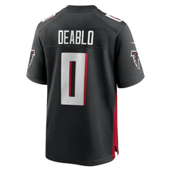 Divine Deablo Atlanta Falcons Team Game Jersey - Black Jerseys