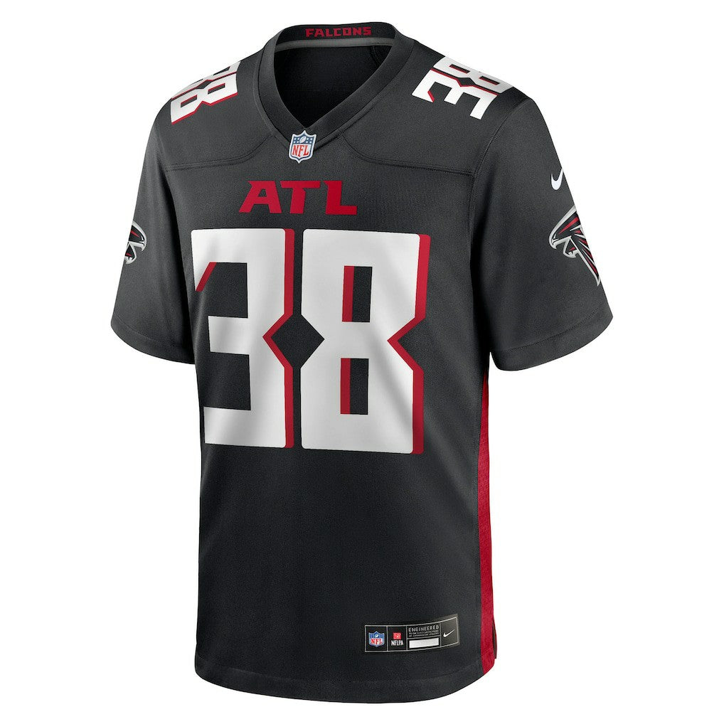 Nathan Carter Atlanta Falcons Team Game Jersey - Black Jerseys
