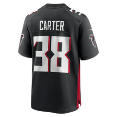 Nathan Carter Atlanta Falcons Team Game Jersey - Black Jerseys