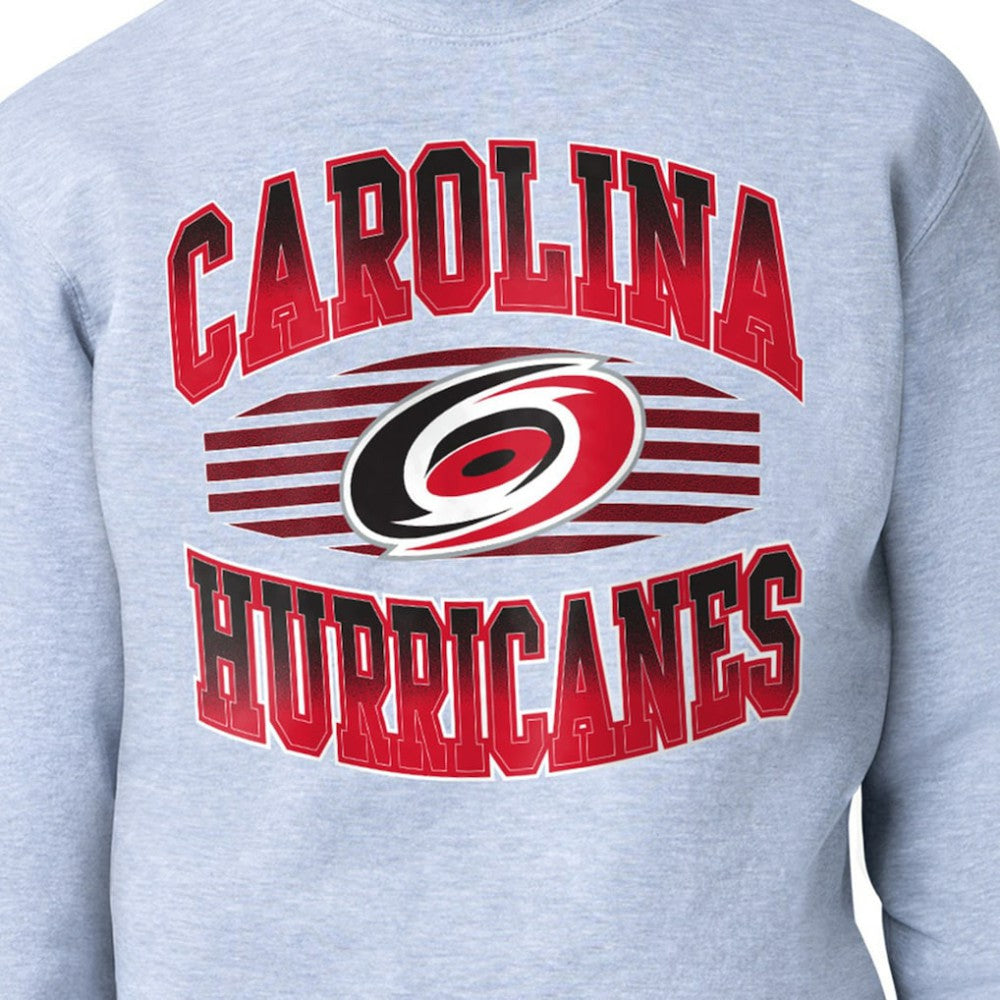 Carolina Hurricanes Starter Team Grit Graphic Fleece Pullover Sweatshirt - Gray | US 203448429