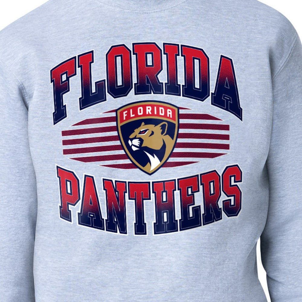 Florida Panthers Starter Team Grit Graphic Fleece Pullover Sweatshirt - Gray | US 203448432