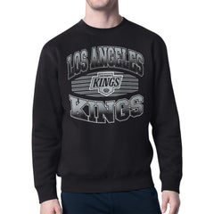 Los Angeles Kings Starter Team Grit Graphic Fleece Pullover Sweatshirt - Black | US 203448440