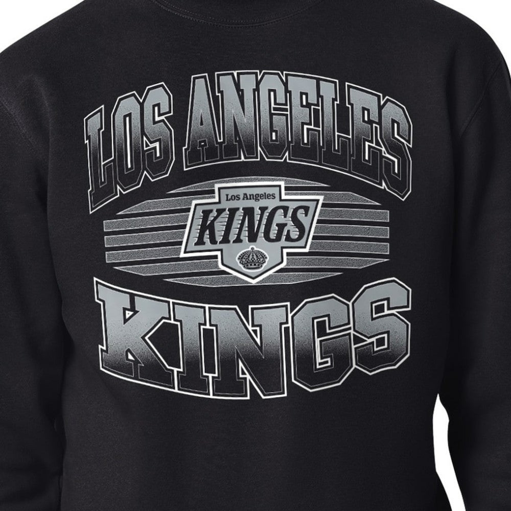 Los Angeles Kings Starter Team Grit Graphic Fleece Pullover Sweatshirt - Black | US 203448440