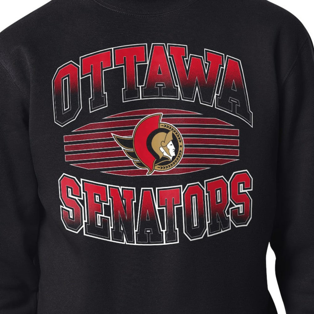Ottawa Senators Starter Team Grit Graphic Fleece Pullover Sweatshirt - Black | US 203448442