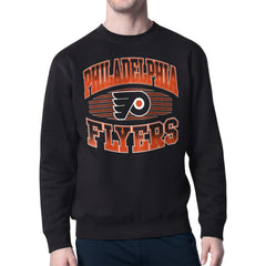 Philadelphia Flyers Starter Team Grit Graphic Fleece Pullover Sweatshirt - Black | US 203448443