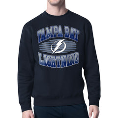 Tampa Bay Lightning Starter Team Grit Graphic Fleece Pullover Sweatshirt - Navy | US 203448452