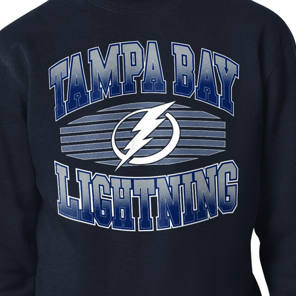 Tampa Bay Lightning Starter Team Grit Graphic Fleece Pullover Sweatshirt - Navy | US 203448452