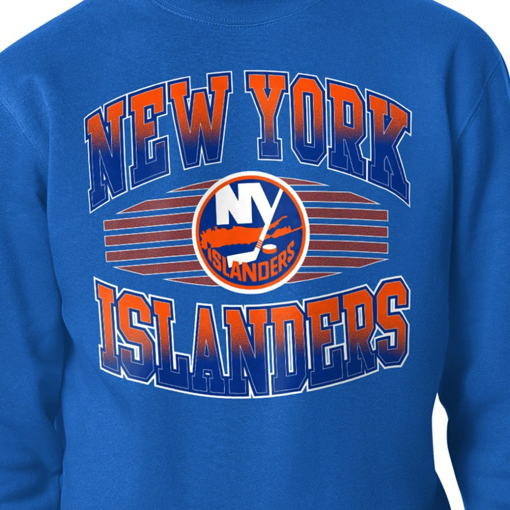 New York Islanders Starter Team Grit Graphic Fleece Pullover Sweatshirt - Royal | US 203448458