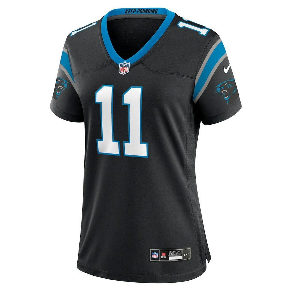 Nic Scourton Carolina Panthers Women's Team Game Jersey - Black Jerseys