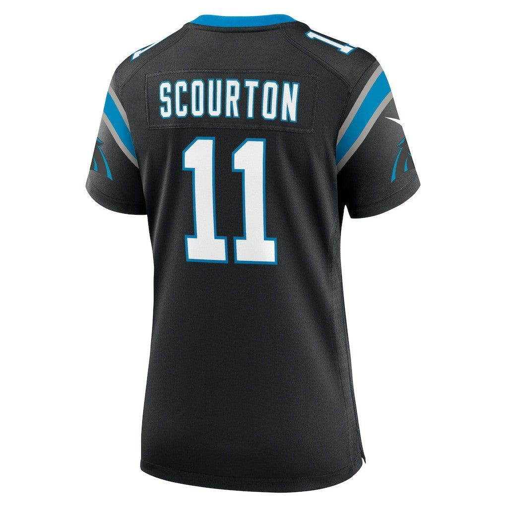 Nic Scourton Carolina Panthers Women's Team Game Jersey - Black Jerseys