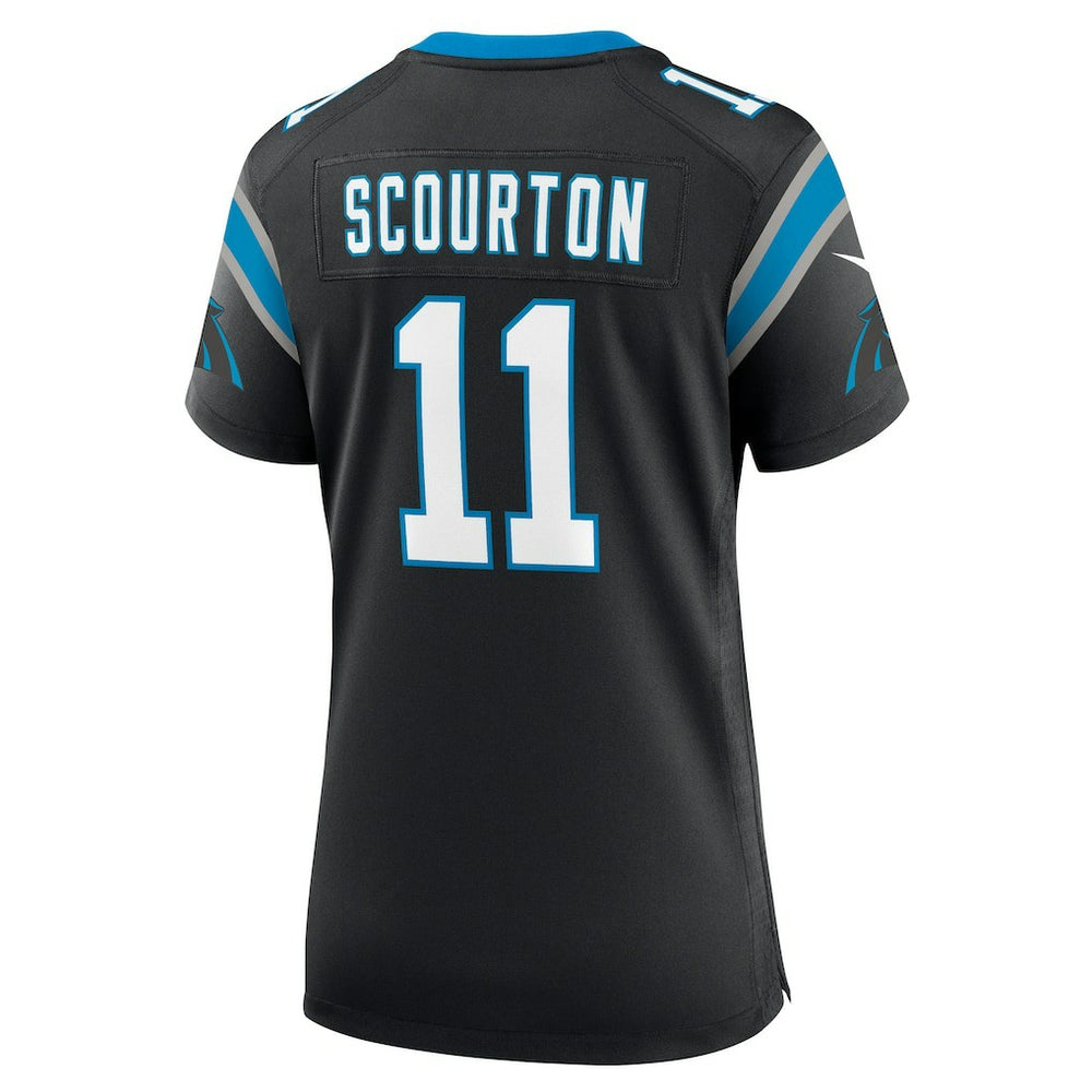 Nic Scourton Carolina Panthers Women's Team Game Jersey - Black Jerseys