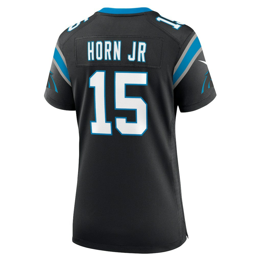 Jimmy Horn Jr Carolina Panthers Women's Team Game Jersey - Black Jerseys