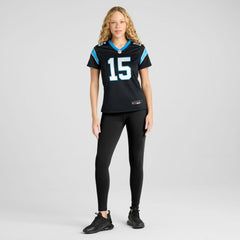 Jimmy Horn Jr Carolina Panthers Women's Team Game Jersey - Black Jerseys